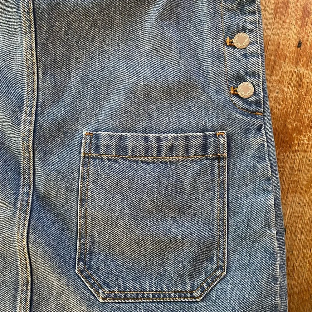 NWT Alex Mill Blue Denim Shift Dress - Picture 8 of 8